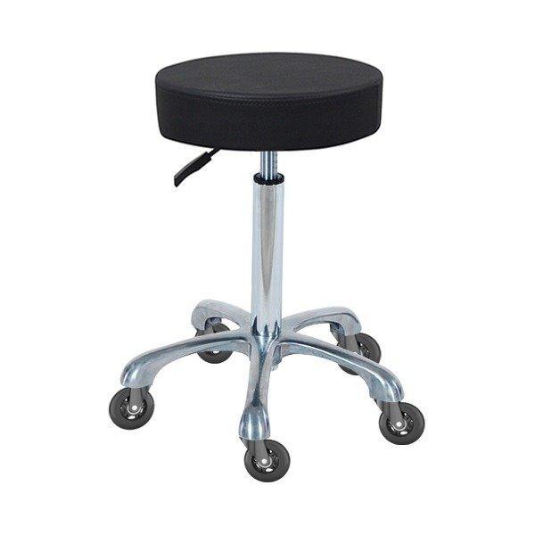 Round Stool (Black) - LuxeMED