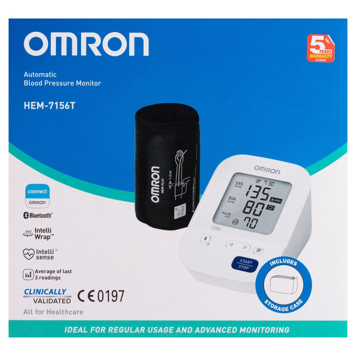 Omron HEM7156T Plus Blood Pressure Monitor - LuxeMED