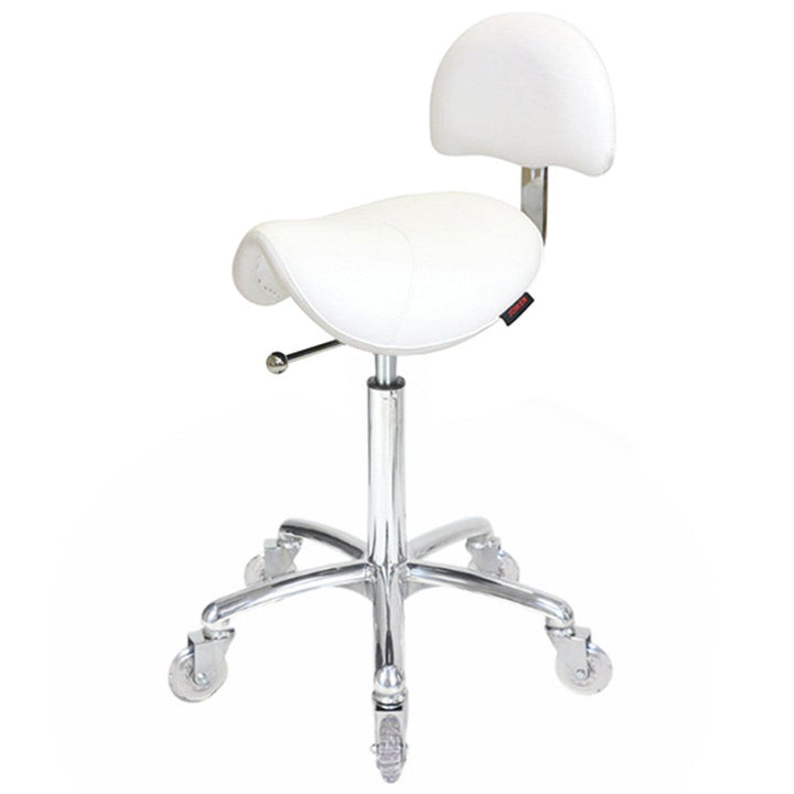 Joiken Deluxe Saddle Stool with Backrest - LuxeMED