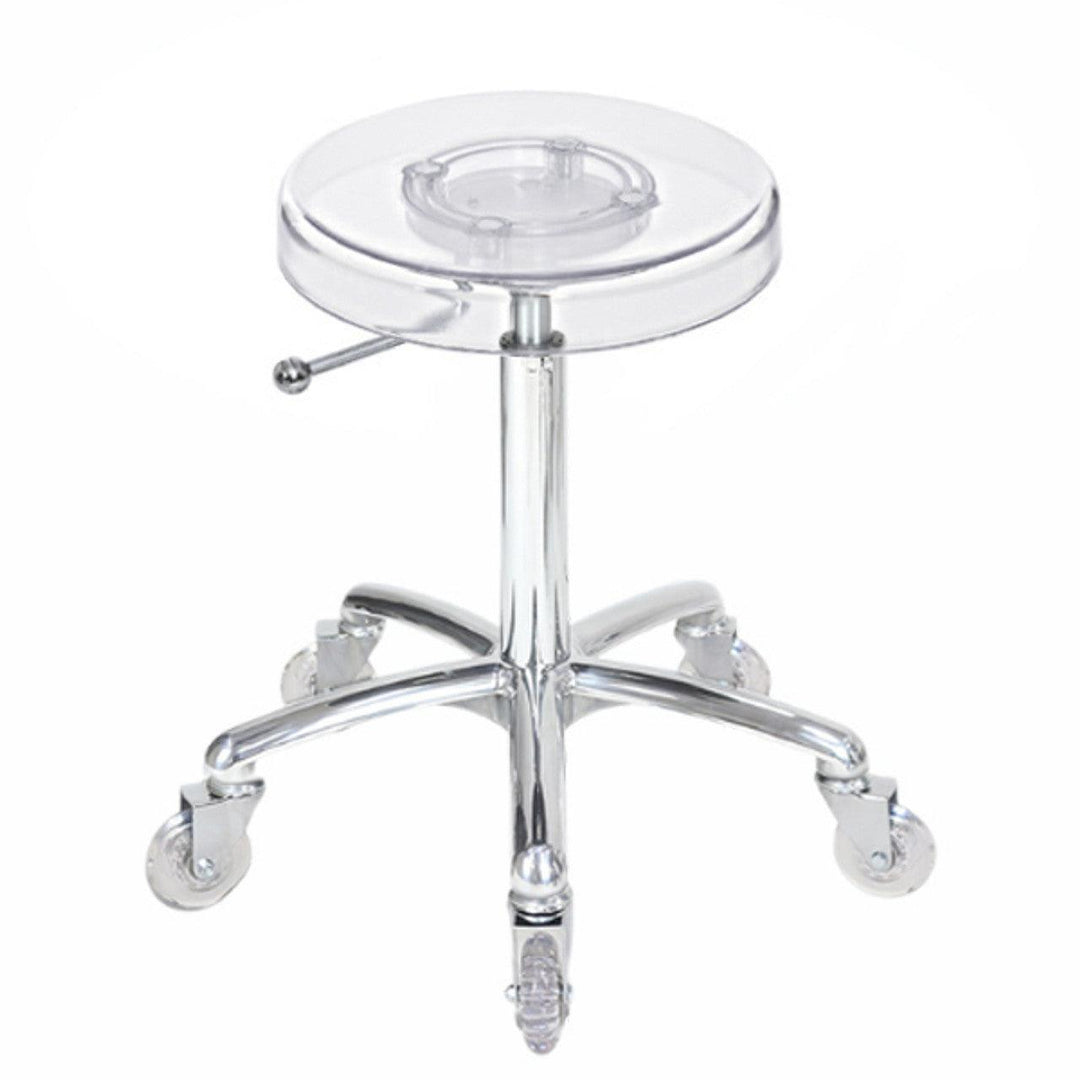 Joiken Clear Round Stool - LuxeMED