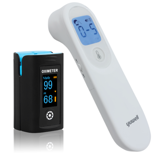 Infrared Thermometer + Pulse Oximeter Pack - LuxeMED