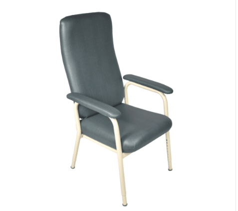 Aspire High Back Classic Day Chair - Slate - LuxeMED