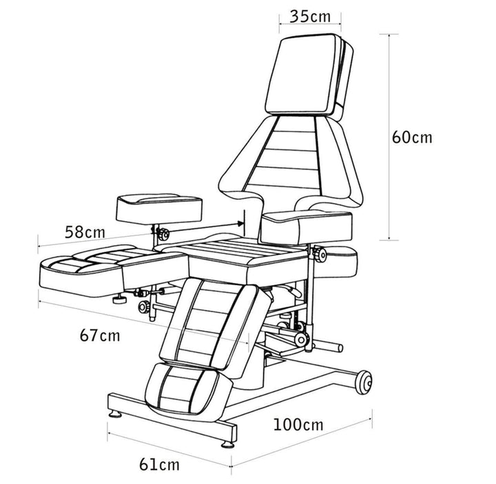 Multi Function Tattoo Bed - LuxeMED