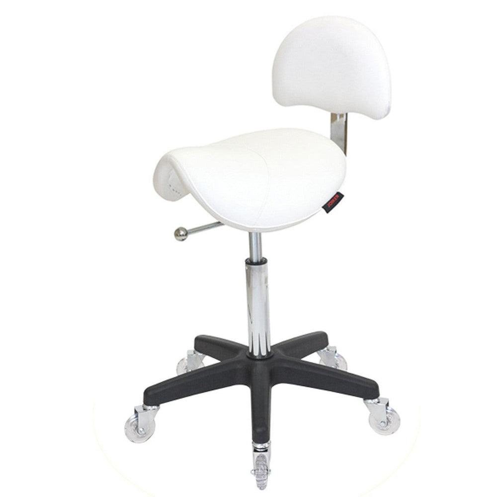 Joiken Saddle Stool with Backrest - LuxeMED